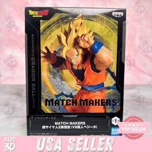 Banpresto Dragon Ball Z Match Makers Super Saiyan 2 Goku Figure VS Majin Vegeta
